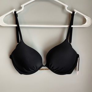 Victoria’s Secret 34 C Push-Up Black Swim Top